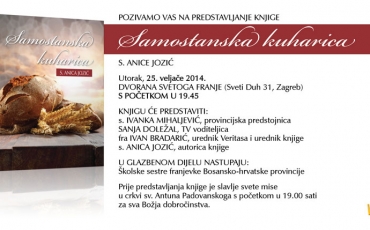 Predstavljanje knjige “Samostanska kuharica”